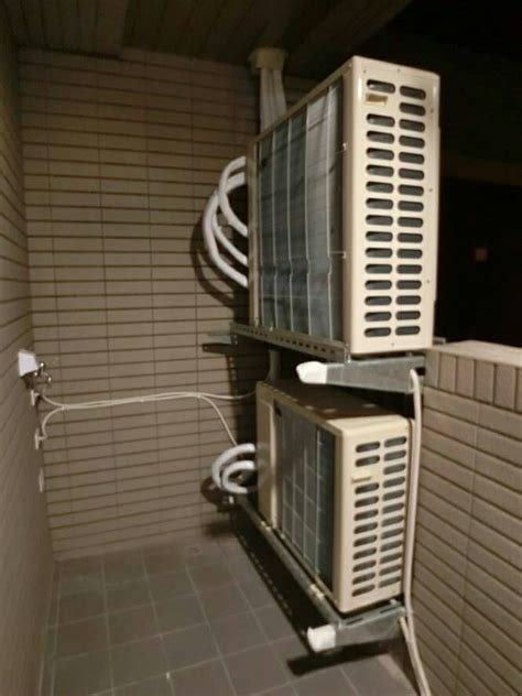冷氣室外機放陽台